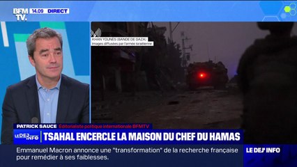 L'armée israélienne affirme encercler la maison de Yahya Sinouar, le chef du Hamas