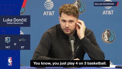 Watch: Doncic didn't know he surpassed Larry Bird in triple-doubles