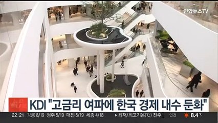 KDI "고금리 여파에 한국 경제 내수 둔화"