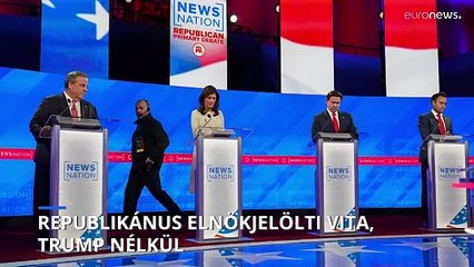 A jelen sem lévő Trump volt az újabb republikánus tévévita egyik nagy nyertese