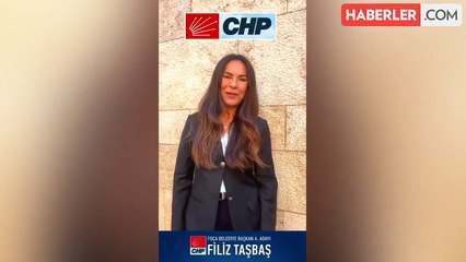Oyuncu Filiz Taçbaş, CHP'den İzmir Foça Belediye Başkanlığına aday adayı oldu