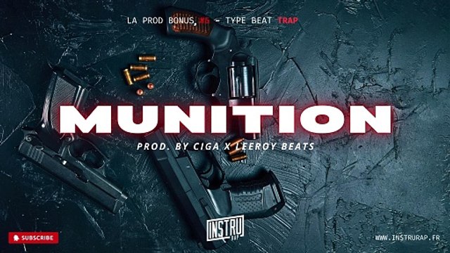 [FREE] Instru Rap Trap Sombre Lente | MUNITION | Dark Rap Beat Instrumental - Prod. By Ciga x Leeroybeats