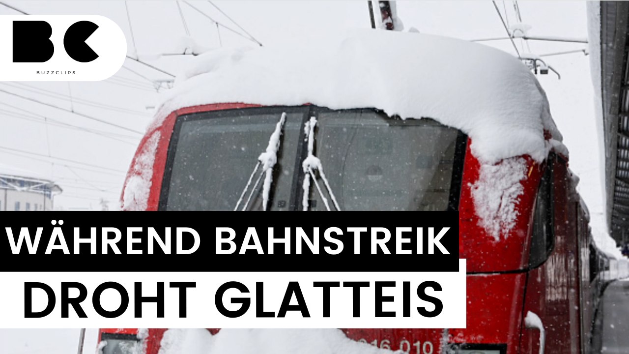 Gefährlich: Während die Bahn streikt, wird es auf den Straßen glatt