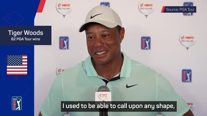 Download Video: Tiger Woods admits he can't play the way he used to