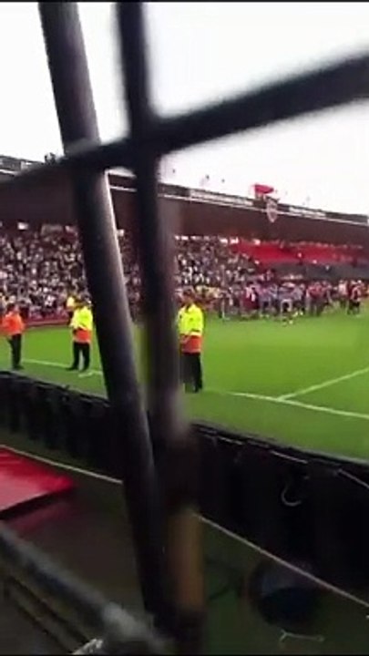 "Gracias viejo": el emotivo recuerdo del hijo de "Lolo" Regueiro tras el triunfo de Gimnasia