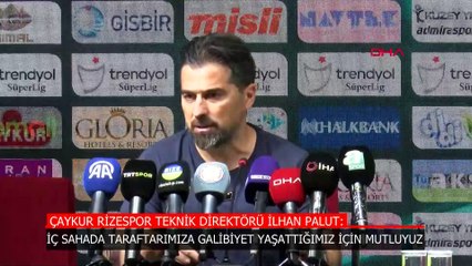 İlhan Palut: Sahada cesurca yer aldık