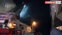 Sultanbeyli'de bir evin çatısında yangın çıktı