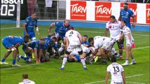 TOP 14 - Essai de Valentin SIMUTOGA (LOU) - Castres Olympique - LOU Rugby