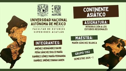 Introducción a los Estudios Regionales | Continente Asiático