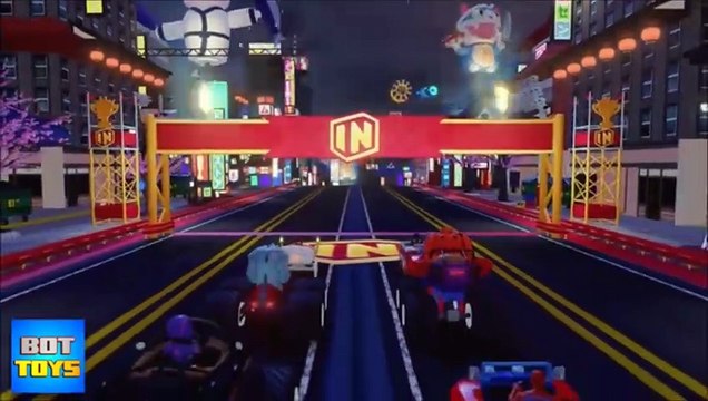 Caricaturas de Disney en Español y Hombre Araña en San Fransokyo Carreras de Disney Infinity 30_360p(Speed)