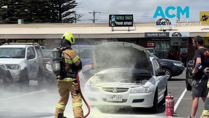 Supermarket car fire - December 2, 2023 - The Standard