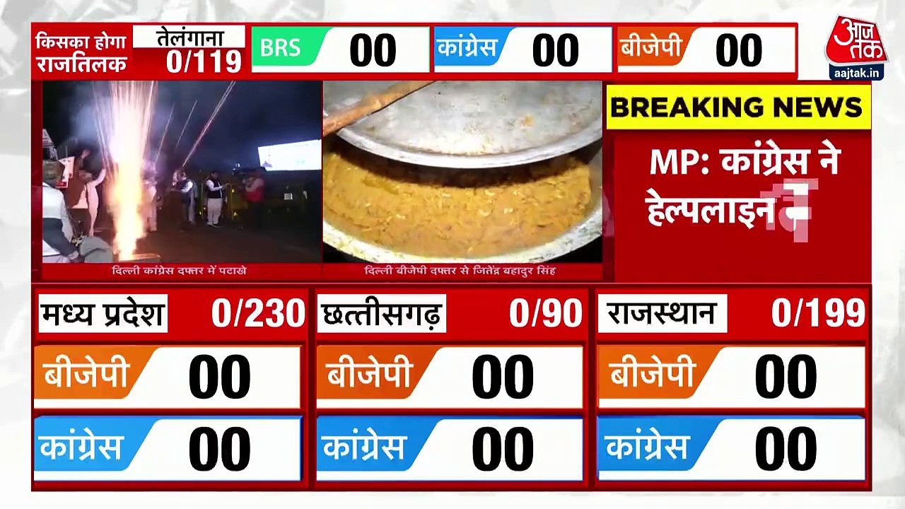 Menu card of victory in making in BJP's office, watch