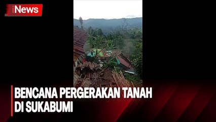 Pergerakan Tanah Terjang Cireunghas Sukabumi, 1 Rumah Warga Ambruk