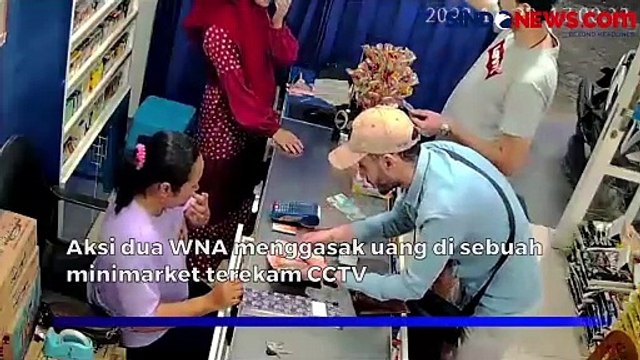 Hipnotis Kasir, 2 WNA Sikat Uang Rp4 Juta di Minimarket
