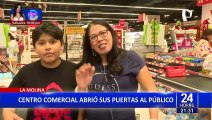 Inauguran Centro Comercial La Molina tras recibir licencia de funcionamiento