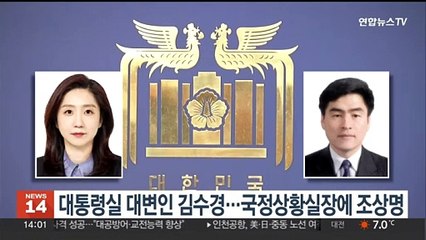 대통령실 대변인 김수경…국정상황실장에 조상명