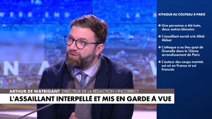 Arthur de Watrigant : «Quand on nous explique que l’immigration n’a pas de lien, malheureusement, c’est encore une fois la réalité qui revient»