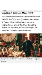 Candy cane lane movie trailer 2023