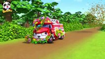 Where is My Cake   Police Car   Monster Truck  Kids Songs  Kids Cartoon  BabyBus