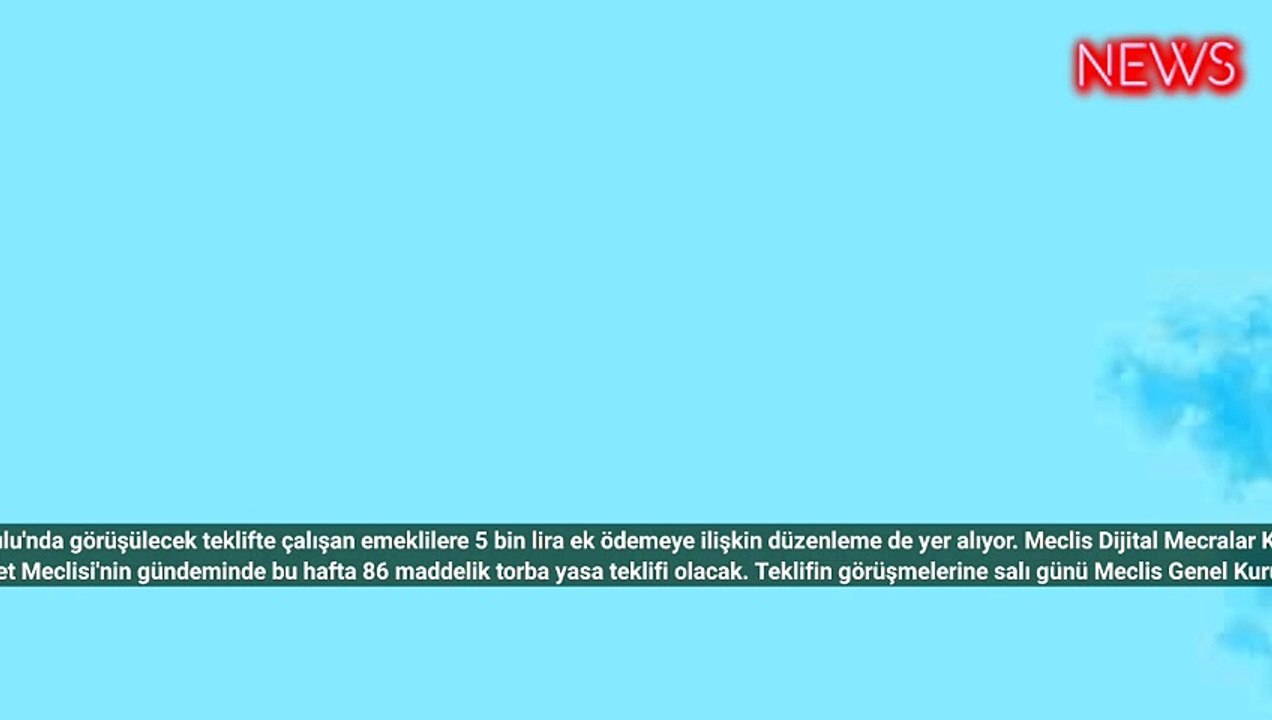 TBMM’de emekliye 5 bin lira ikramiye gündemde