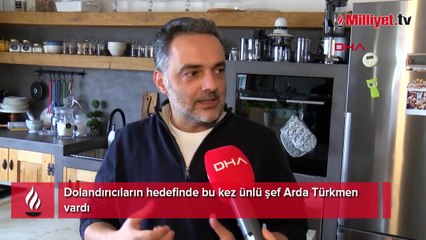 Dolandırcılardan ünlü şef Arda Türkmen'e 1000 Euro'luk teklif! Müşteriler restorana gelince gerçek ortaya çıktı
