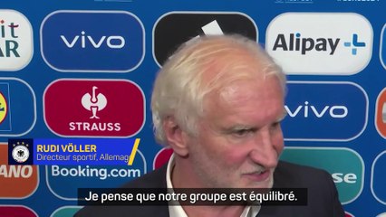 Rudi Völler joue les modestes après le tirage