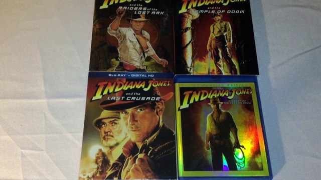 Indiana Jones 1-4 Blu-Ray/Digital HD Unboxings