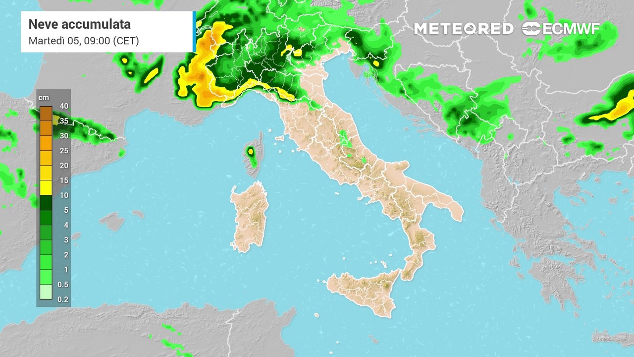 Accumulo neve