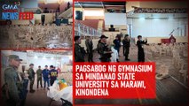 Pagsabog ng gymnasium sa Mindanao State University sa Marawi, kinondena | GMA Integrated Newsfeed