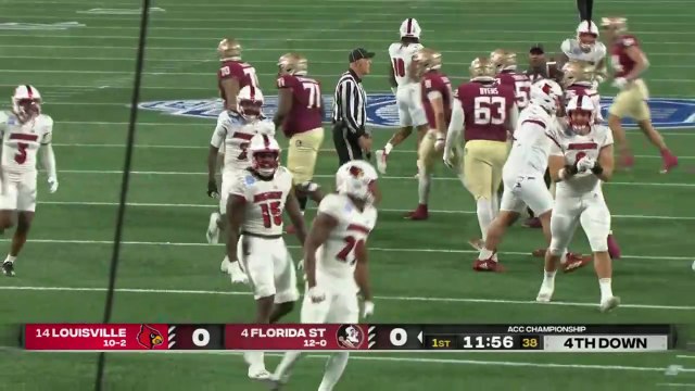 ACC Championship Louisville Cardinals vs. Florida State Seminoles Full Game Highlights