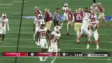 ACC Championship Louisville Cardinals vs. Florida State Seminoles Full Game Highlights