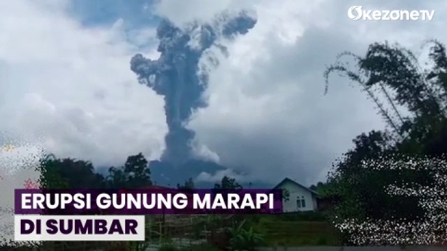 Erupsi Gunung Marapi di Sumbar, Semburkan Abu Setinggi 3.000 M