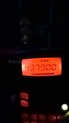 YAESU VX-6 RECEIVE TEST LCD BACKLIGHT ON
