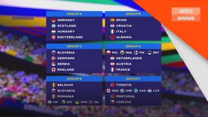 Sepanyol, Croatia, Itali berentap dalam 'kumpulan maut'