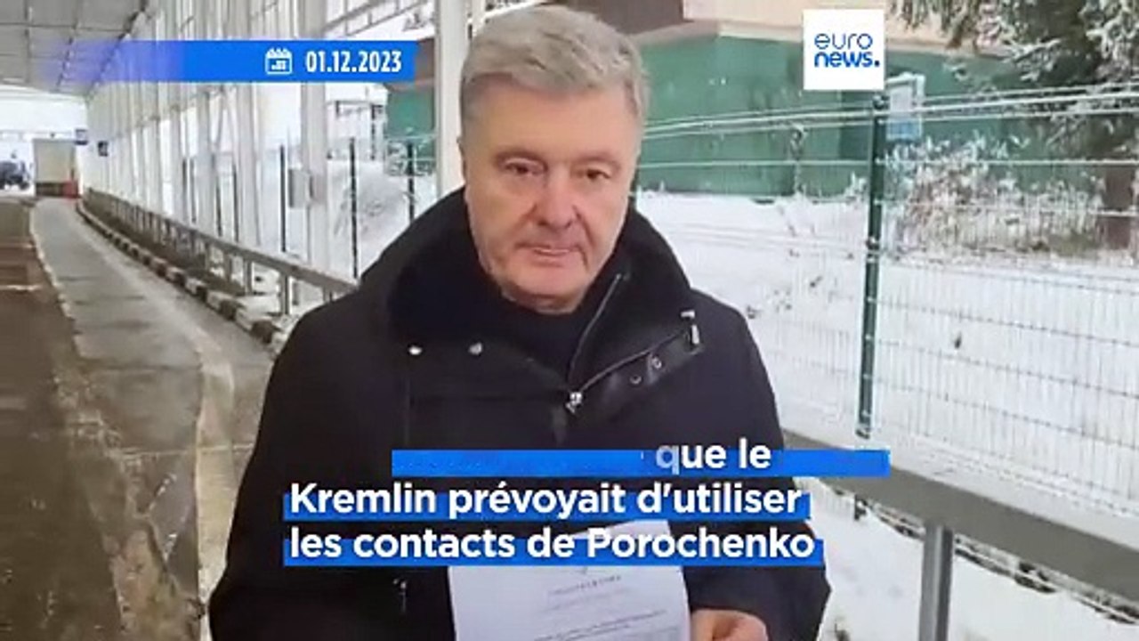 Petro Porochenko interdit de quitter l'Ukraine, l'ex-président accusé de servir les intérêts russes