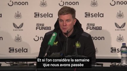 14e j. - Howe : "Une belle réponse des joueurs après la fin de match à Paris"