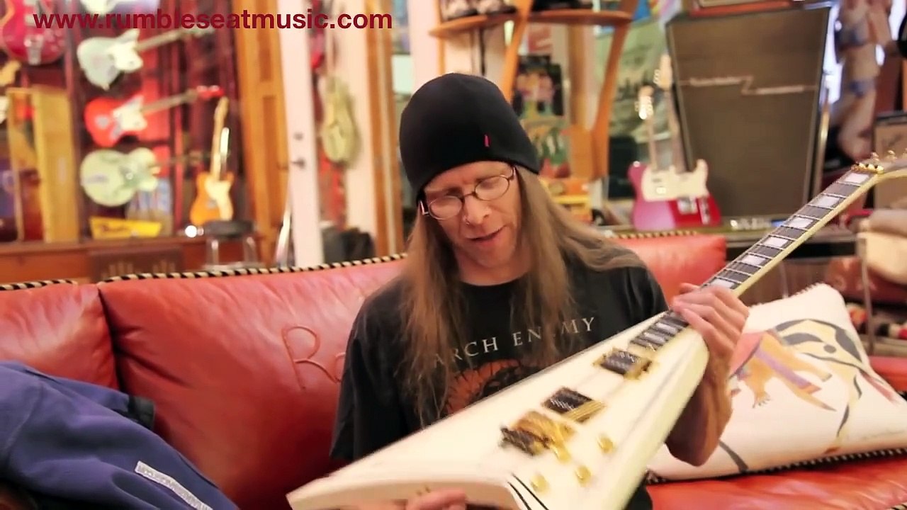 Mike Hickey plays a Charvel/Jackson 1992 Limited Edition Concorde V at Rumble Seat Music in Nashville, TN, USA [Rumber Seat Music]