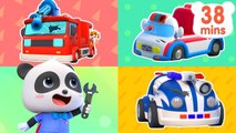 Let's Repair Fire Truck, Police Car and Ambulance _ Monster Truck _ Kids Song _ BabyBus