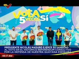 Pdte. Nicolás Maduro ejerce su derecho al voto en defensa y soberanía de territorio Esequibo