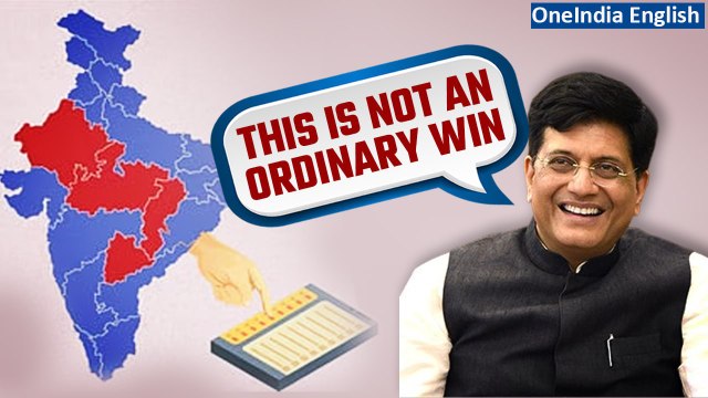 Election Results 2023: Piyush Goyal on BJP’s historic lead in three states | Watch | Oneindia News