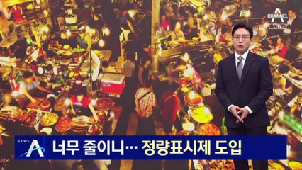 모둠전 ‘바가지 논란’ 광장시장, ‘정량 표시제’ 도입