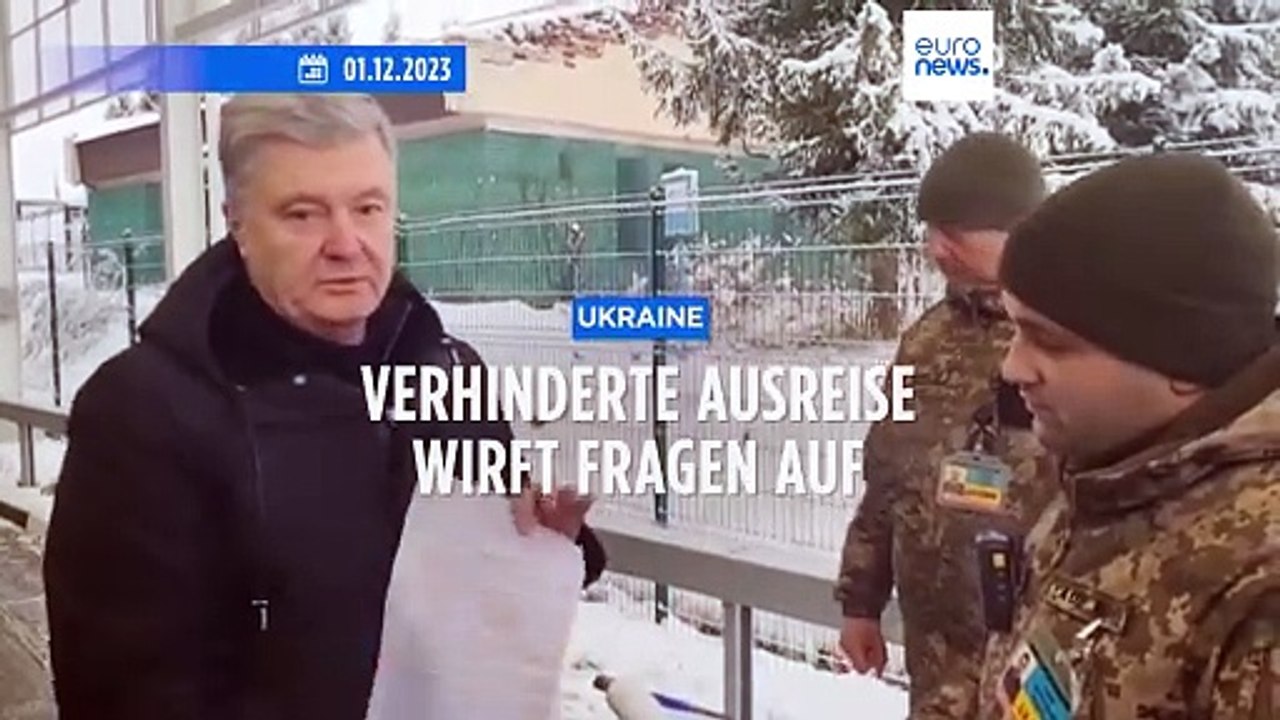 Verhinderte Poroschenko-Auslandsreise wirft Fragen auf