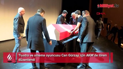 Hayatını kaybeden Can Gürzap için AKM'de tören düzenlendi!