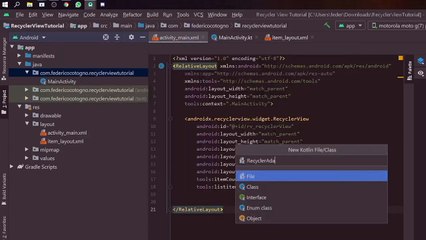 RecyclerView using Kotlin 2023 || Android RecyclerView in Kotlin || Kotlin RecyclerView Example