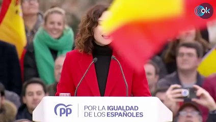 Ayuso contra la amnistía: «España no va a tragar con este atropello de Sánchez»