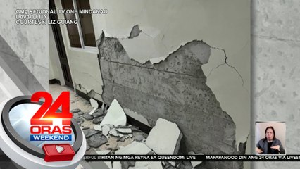 下载视频: Magnitude 7.4 na lindol, yumanig sa malaking bahagi ng Mindanao; mahigit 200 bahay, napinsala | 24 Oras Weekend