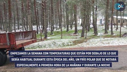 La AEMET lanza una alerta amarilla por el frío polar de estos días