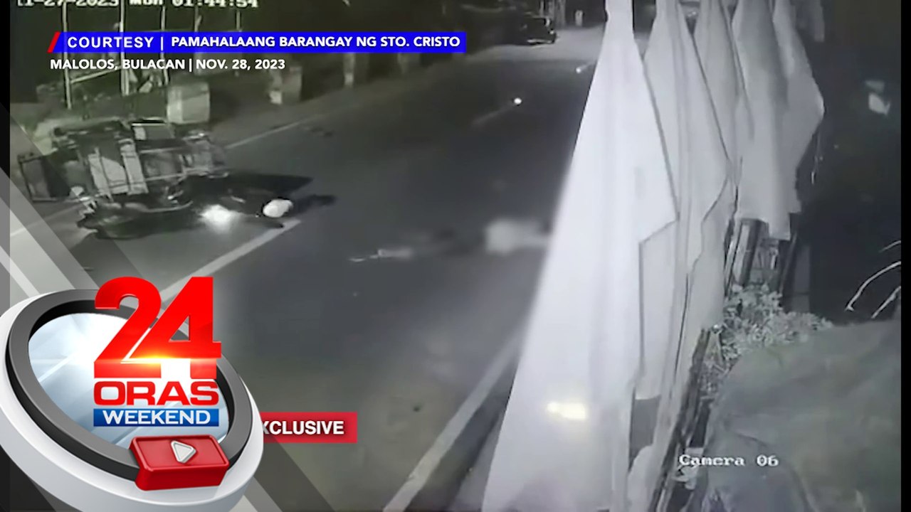 Tricycle, sumalpok sa nakaparadang sasakyan, 1 patay | 24 Oras Weekend
