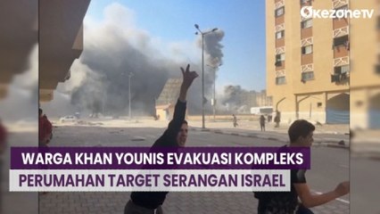 Target Serangan Israel, Warga Khan Younis Evakuasi Kompleks Perumahan