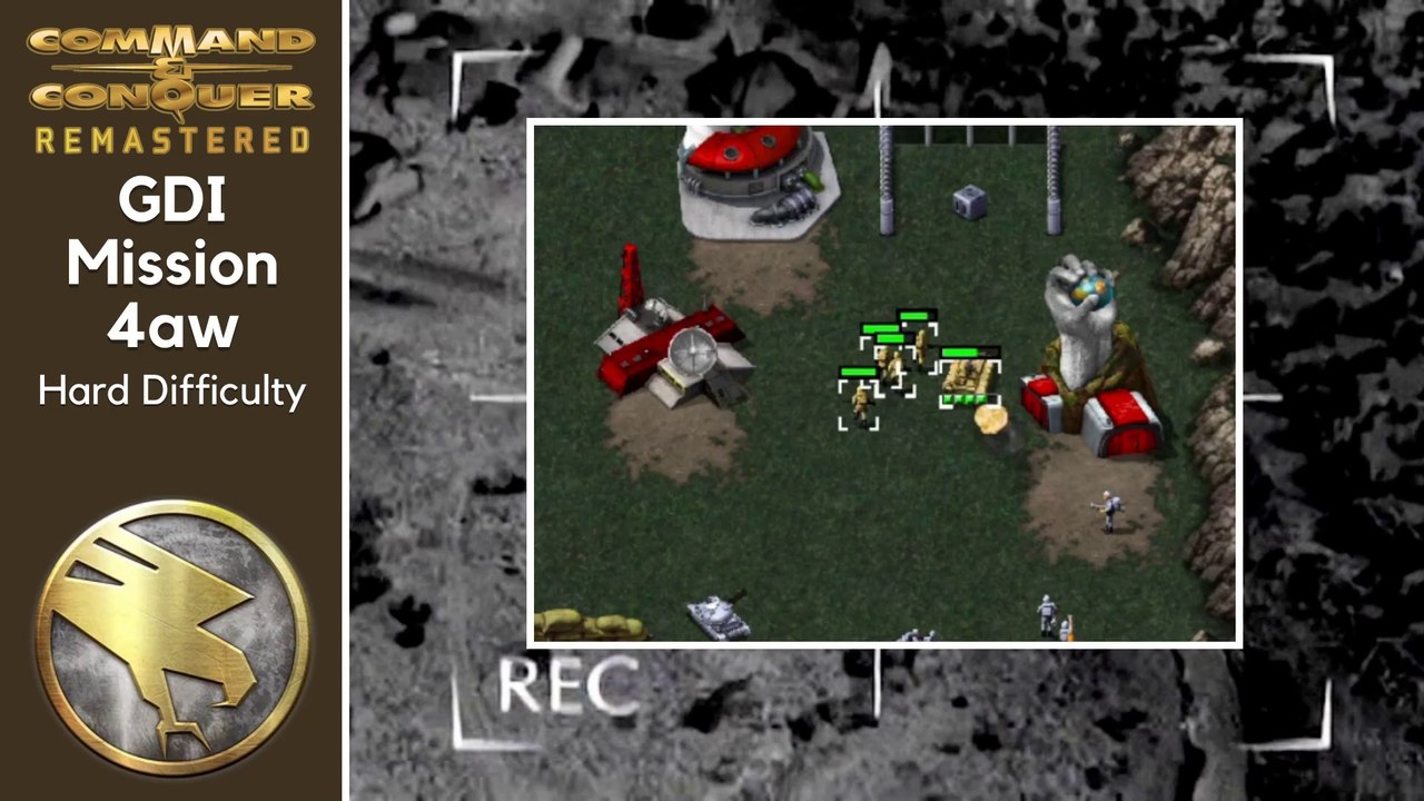 How to Beat Command & Conquer GDI Mission 4 A W: Stolen Property - Hard - HD